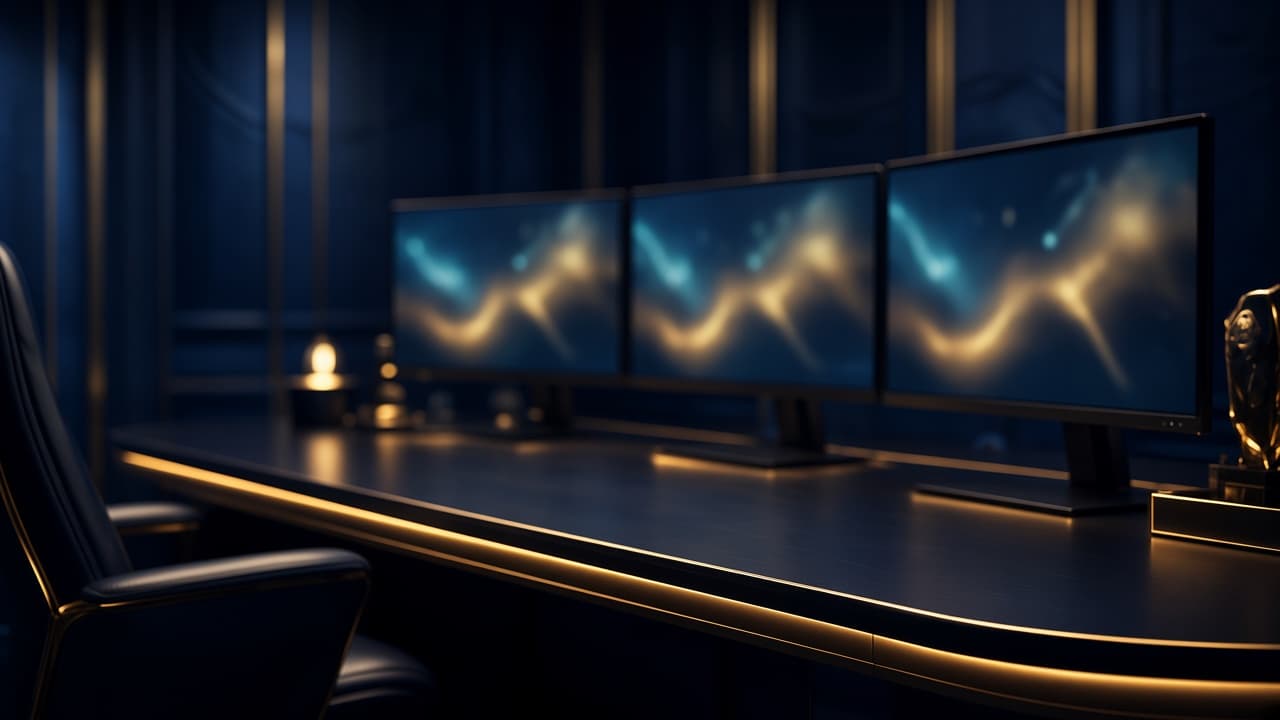 KingStone trading desk prepared for the session